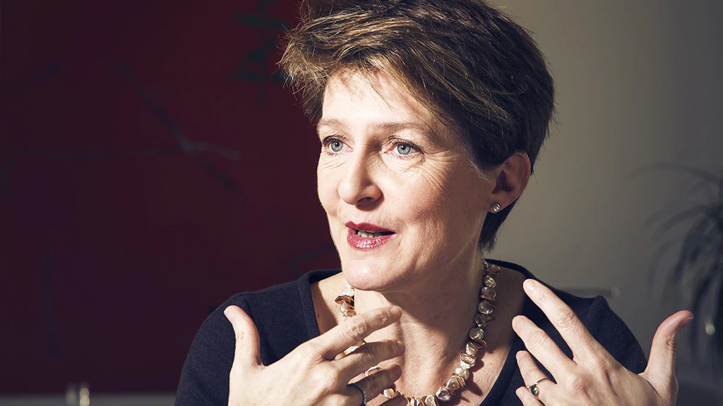 Consigliera federale Simonetta Sommaruga